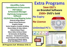 PDF Editor Software Edit  Convert – Create – OCR  Windows 7-11 - 30 Program DVD