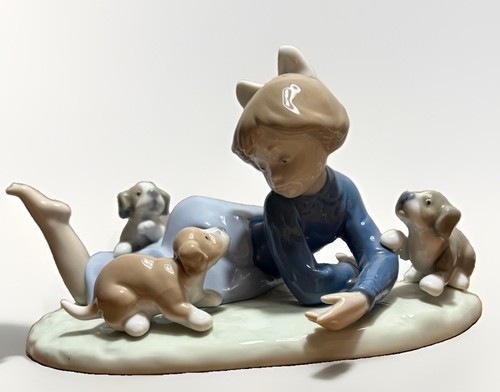Lladro playful romp - lladro, romp”