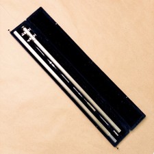 Rare 1910s Wichmann No. 1071 Beam Compass w/ Trammels in Case Vintage Draftsman