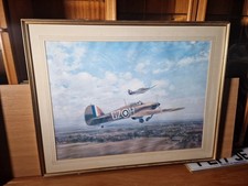 AVIATION ART PRINT BY GERALD COULSON 614/31 FRAMED 91CM x 72.5cm Frame Large 