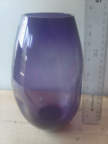 Vintage purple art glass - vintage,