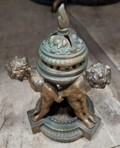Antique french bronze spelter - bronze,