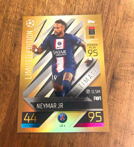 Topps match attax neymar le - match, jr