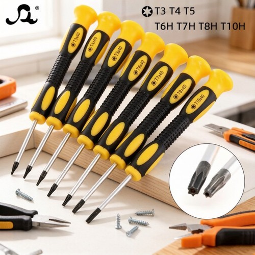 Torx screwdriver set 7pcs - set, t3