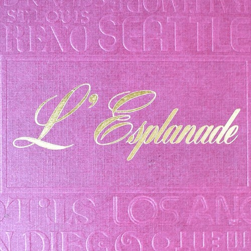 Vintage 1980s esplanade - 1980s, l'esplanade