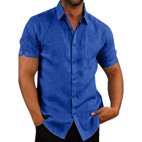 Mens cotton linen shirts - cotton,