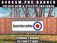 LAMBRETTA BANNER SIGN Indoor