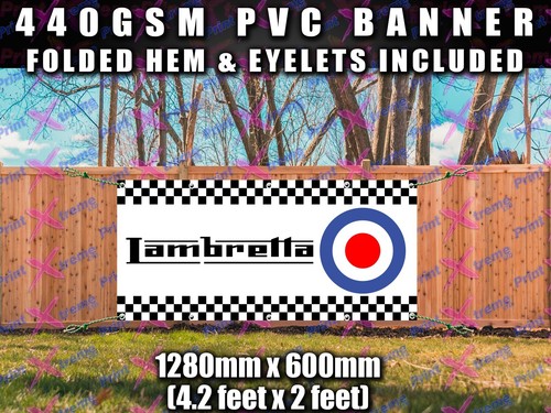 Lambretta banner sign indoor - sign,