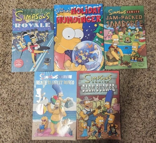 Lot the simpsons comics - the,