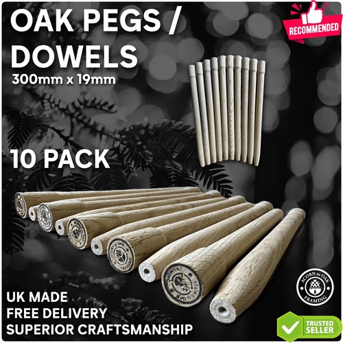 Oak pegs dowels - oak, /