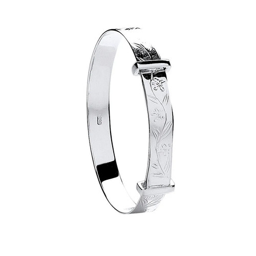 Baby bangle sterling silver - baby,