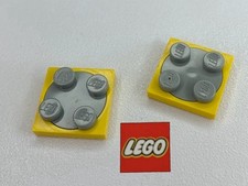 2 x Vintage Lego Yellow,Old