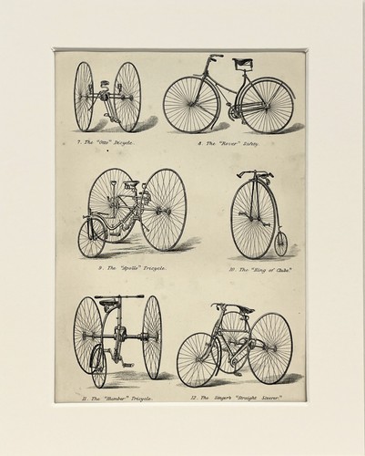 Tricycle cycle bike - bike, 1880s