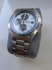 Seiko 7T32-7C60 Panda Chronograph