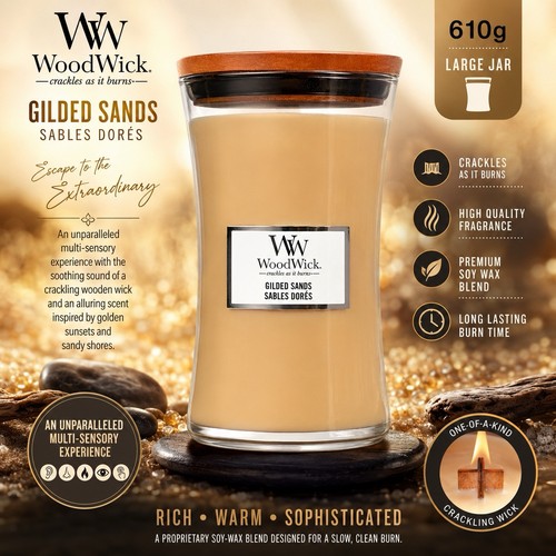 Woodwick gilded sands large - woodwick,