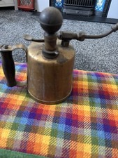 Vintage Unusual Large Brass plant watering sprayer With Metal pump