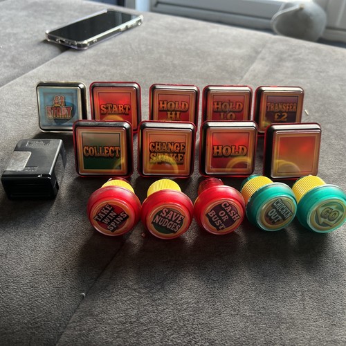 Fruit machine buttons red - , and
