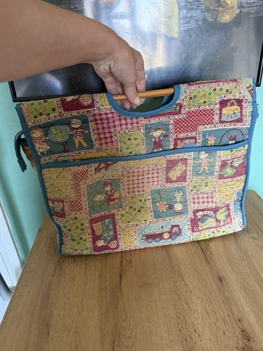 Vintage quilted fabric - quilted,
