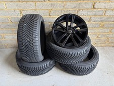 Audi A3 17" Genuine Black Alloy Wheels & New Winter Tyres 8Y0601025E