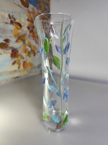 Artisanal hand blown painted - hand, &
