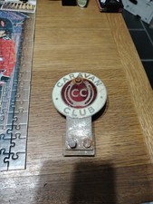 Caravan club enamel - club, car