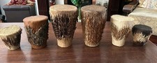 Vintage-6   African Goat Skinned Drums