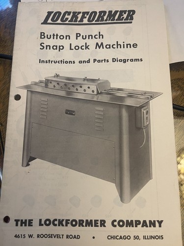 Lockformer button punch snap - punch,