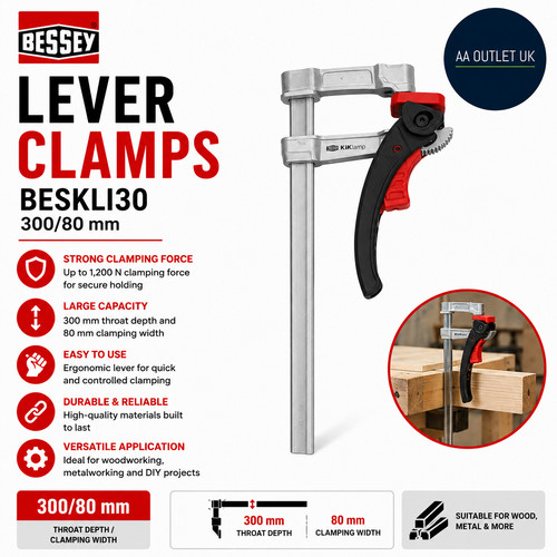 Bessey beskli30 lever clamps - bessey,