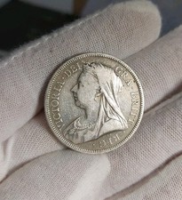 Victorian Silver 1893 Halfcrown In a Good Collectable Condition. #22