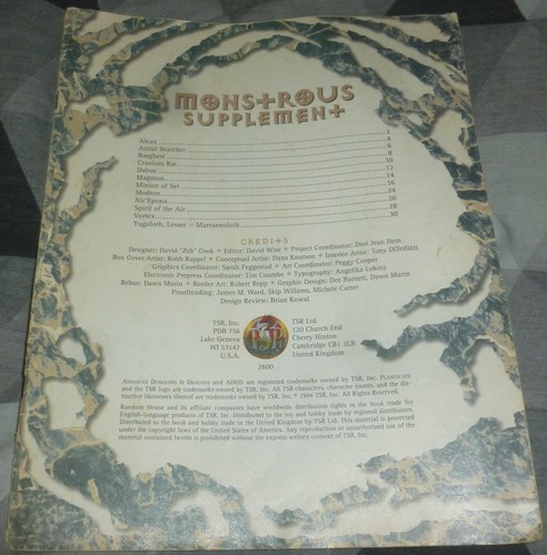Advanced dungeons dragons - &,
