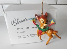 Bambi 120 - Disney Grolier Christmas Magic Xmas Tree Ornament, Boxed