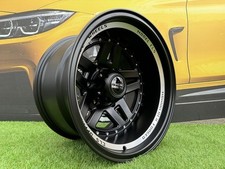 4X 15 Inch 6x139.7 Toyota Monoblock Style Black Matt Wheels: Fits For Hilux