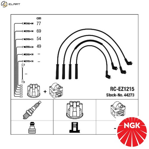 Ignition cable kit 44273 - kit,