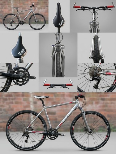 Boardman hybrid bike - mx, large