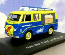 DIECAST 1/43 ITALIAN VAN COLL. ALFA ROMEO ROMEO LA CIMBALI COFFEE MACHINES 1956