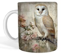 Owl Pristine Print  11 OZ Printed Mug - Pristine Finish Printed Wrapped