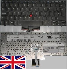 Keyboard Qwerty UK Lenovo X100E X100 45N2965 MK82 5N2965, 60Y9325 Black