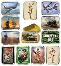 Military 2oz Gold Tobacco Tin