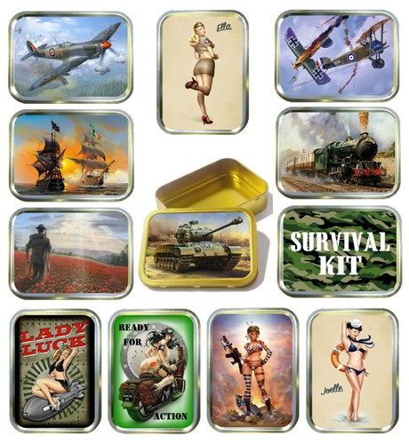 Military 2oz gold tobacco - military, tin