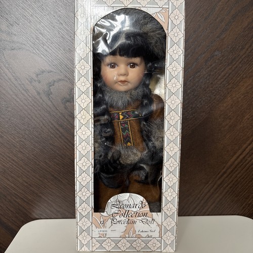 Leonardo eskimo girl porcelain - eskimo,