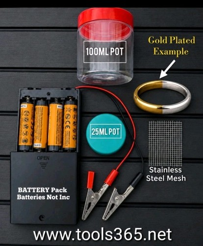 Electroplating setup for gold - setup,