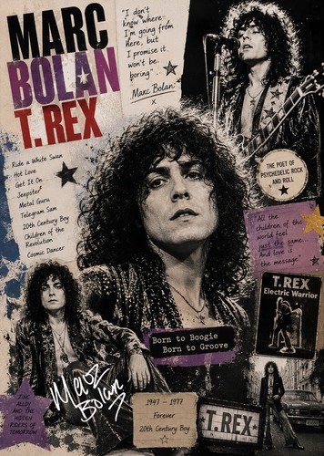 Marc bolan signed pre print - bolan, a4