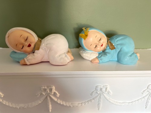 Vintage sleeping baby - vintage,