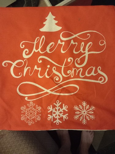 Christmas cushion cover merry - christmas, "merry