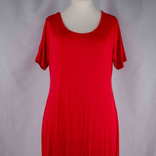 Boohoo red maxi dress size - boohoo,