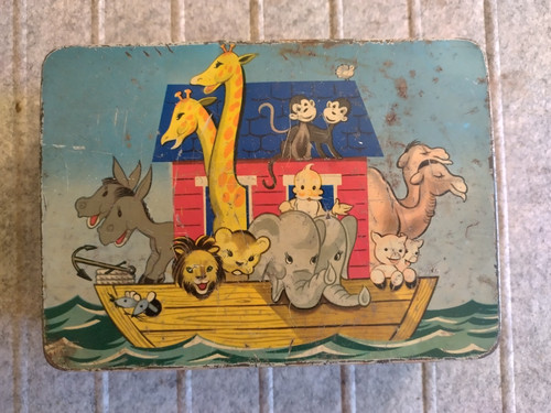 Noah ark vintage toffee - toffee, tin