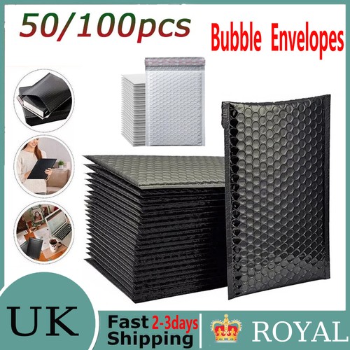 100pcs black white - white, poly