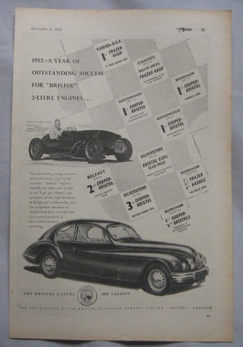 1952 bristol type - 1952, 401