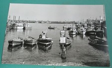 Scarborough Evening News Press Photo Harbour Scene 1989 Motor Boats Fishing Trip