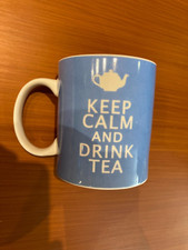 KEEP CALM AND DRINK TEA Blue &